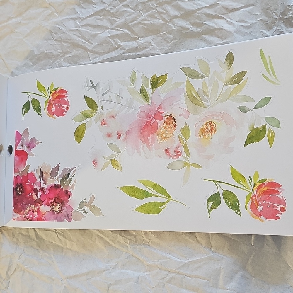 NWT The Happy Planner Floral Sticker Pack - Pink, Coral & Navy Accents 372pcs - Picture 5 of 7